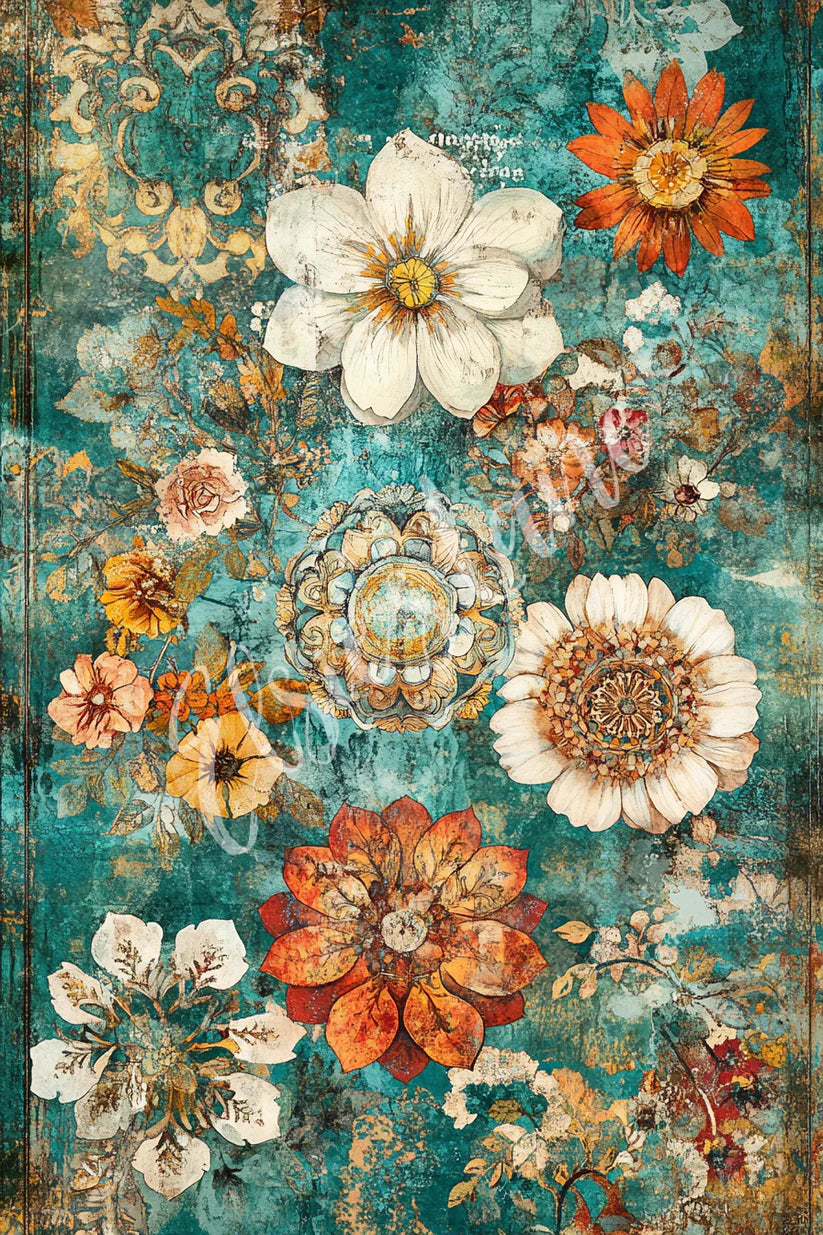 BOHO DRAMA - ELSIE LANE DECOUPAGE TISSUE PAPER - 18LB - 21" BY 29"