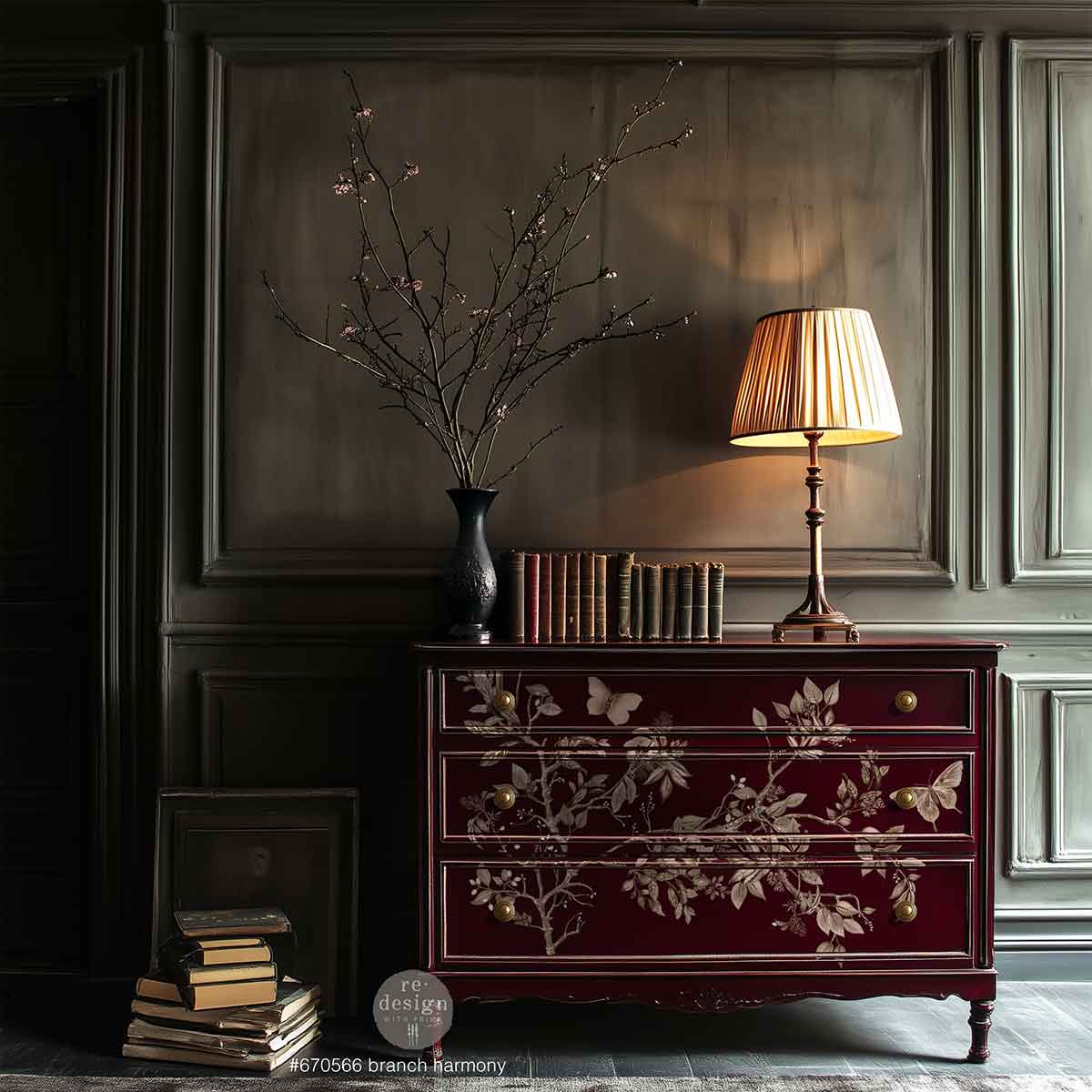 BRANCH HARMONY - Decor Transfers® – total sheet size 24″x35″, cut into 4 sheets