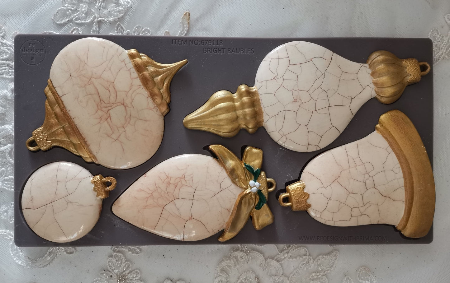 BRIGHT BAUBLES - Decor Moulds® – 1 pc, 5″x10″x8mm