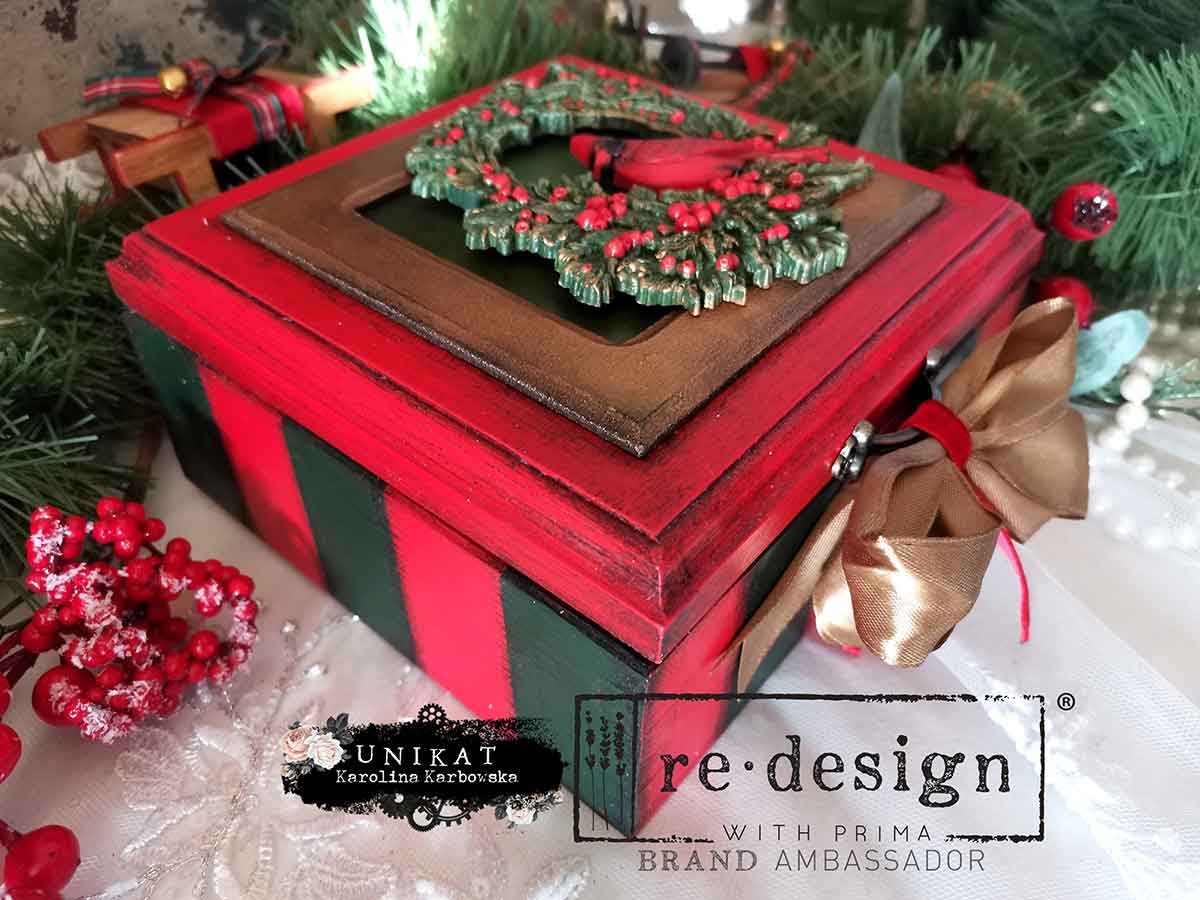 CARDINAL CHEER - REDESIGN DECOR MOULD - 1 pc, 5″x8″x8mm