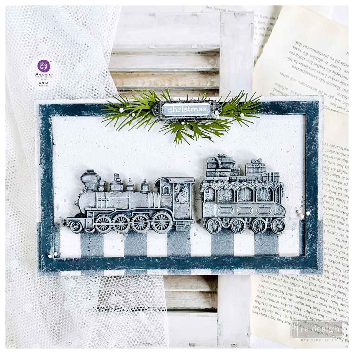 THE JOLLY EXPRESS - REDESIGN DECOR MOULDS- 1 pc, 5″x10″x8mm