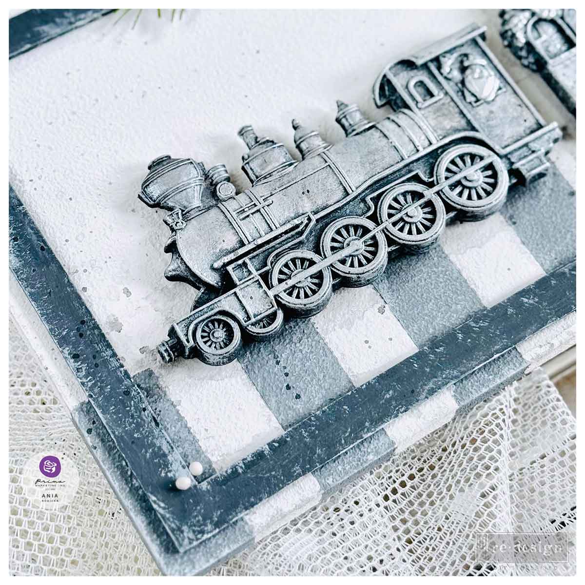 THE JOLLY EXPRESS - REDESIGN DECOR MOULDS- 1 pc, 5″x10″x8mm