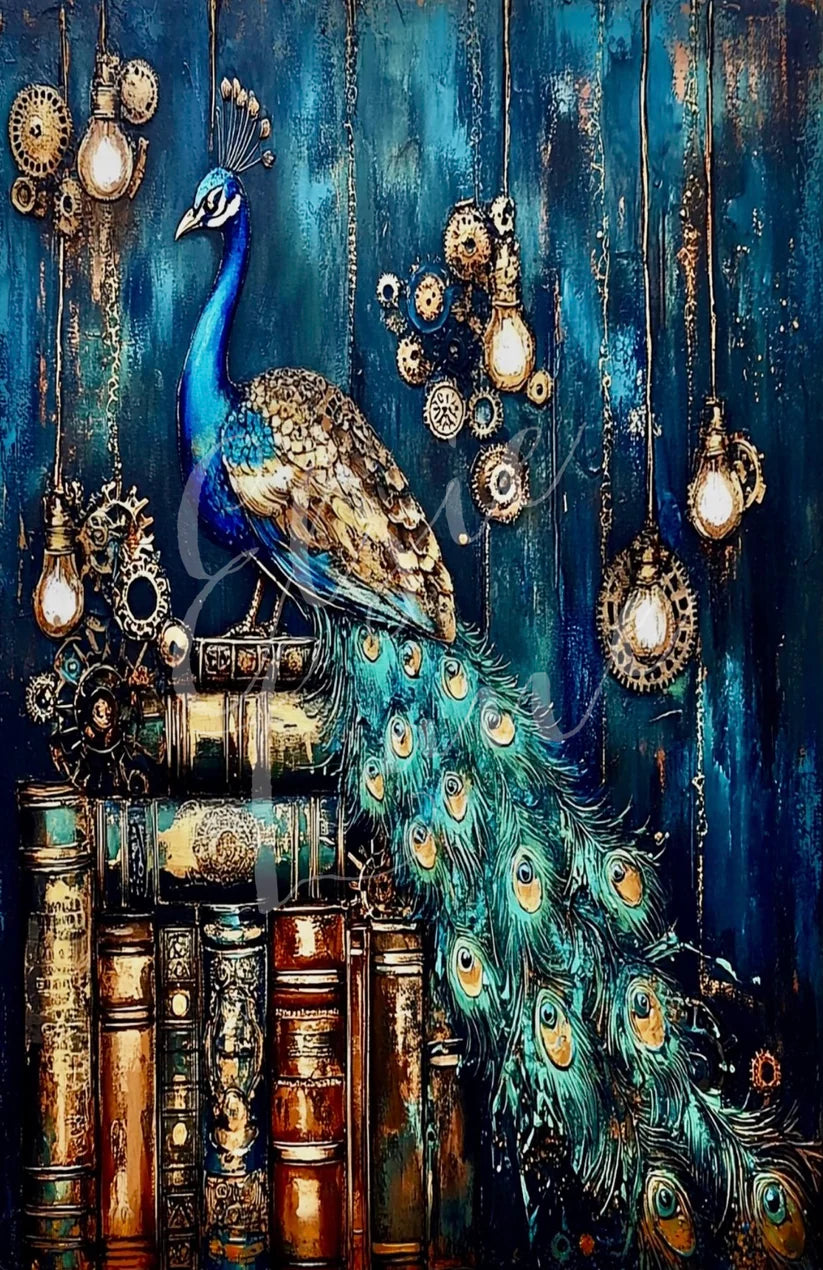 FEATHERED WISDOM - ELSIE LANE DECOUPAGE TISSUE PAPER - 21" BY 29"