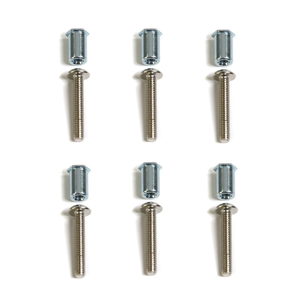 KNOB MOULD HARDWARE PACK -– total 12 pcs – 6 sets knob mould hardware refills