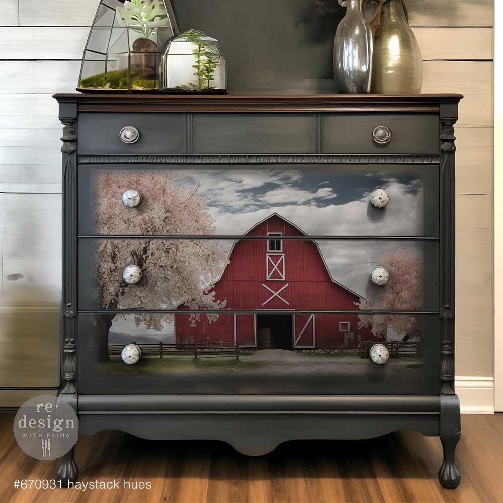 HAYSTACK HUES - 19" BY 30" DECOUPAGE TISSUE PAPER