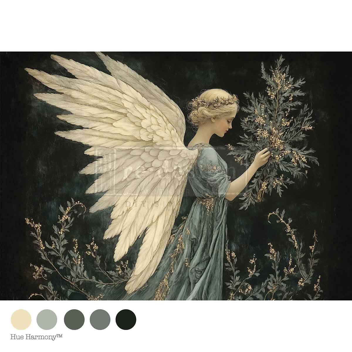 HEAVENLY NOEL - A4 Decoupage – 1 sheet, 8.27″x11.69″