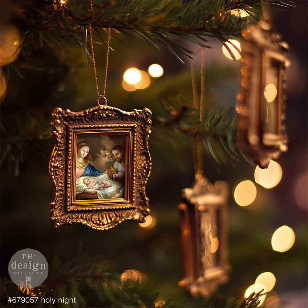 HOLY NIGHT - A4 Transfer  – 1 sheet, 8.3″x11.7″