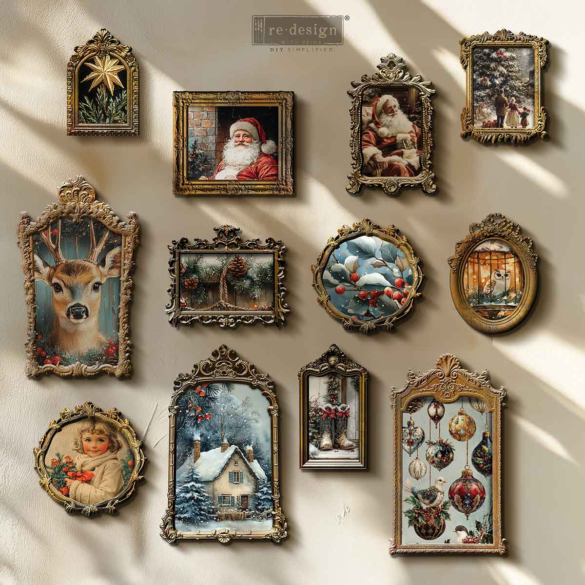 HOLY NIGHT - A4 Transfer  – 1 sheet, 8.3″x11.7″