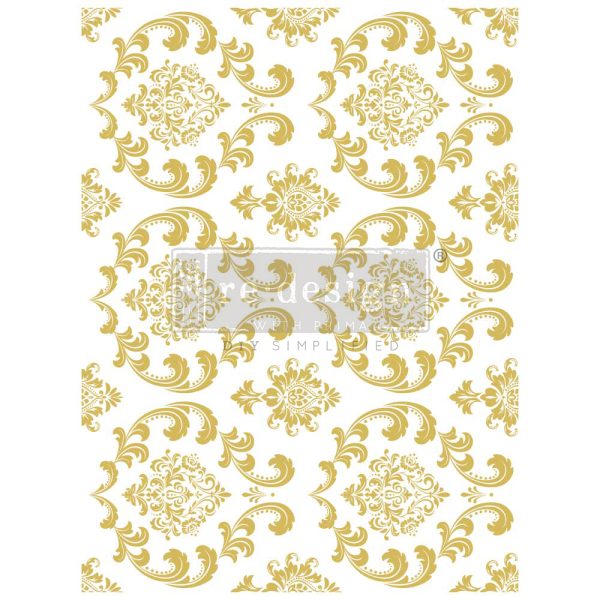 HOUSE OF DAMASK  - DECOR TRANSFERS - GOLD FOIL KACHA