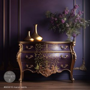 MANOR SWIRLS - DECOR TRANSFERS GOLD FOIL KACHA