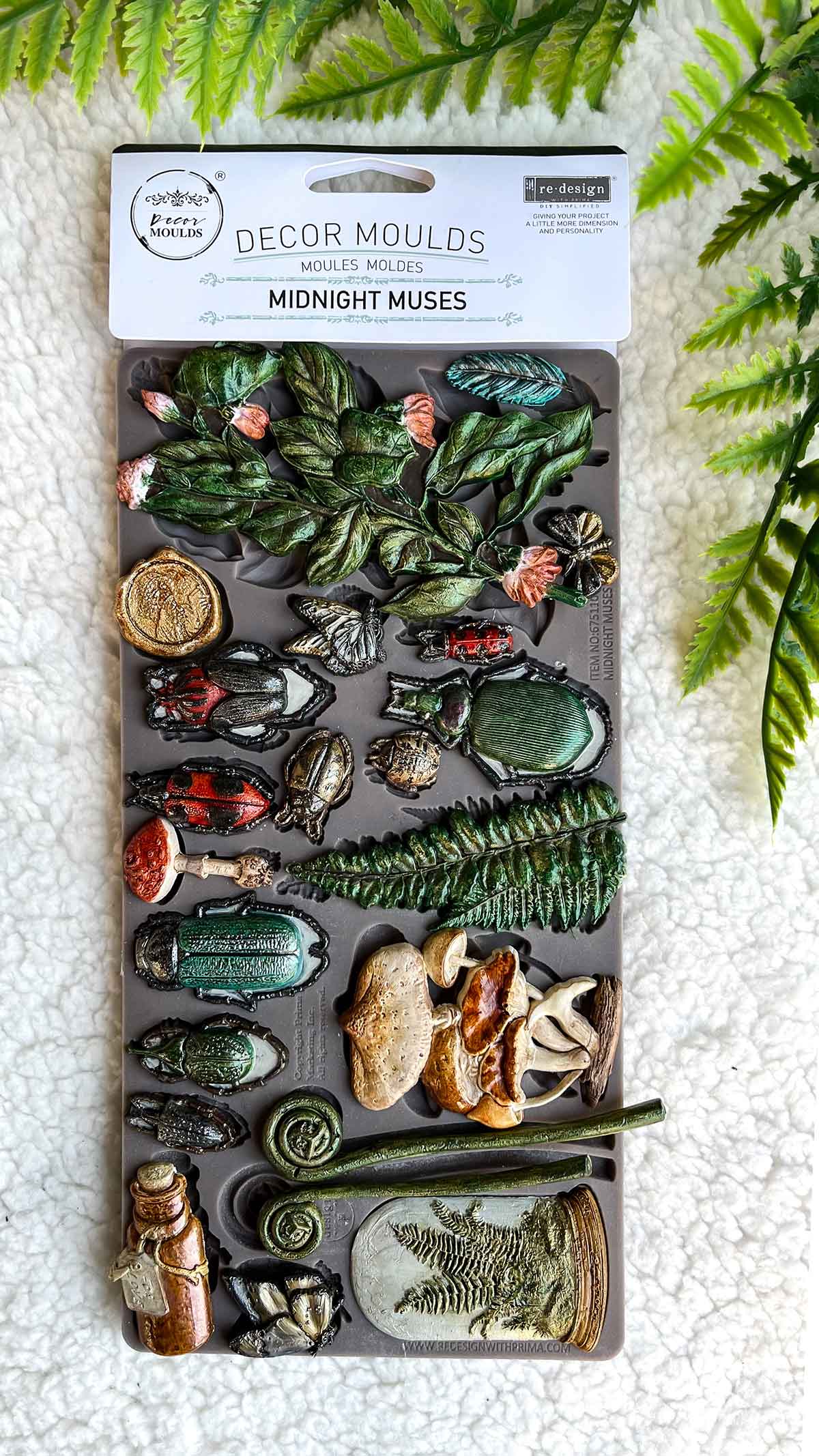 MIDNIGHT MUSES - DECOR MOULDS® - – 1 pc, 5″x10″x8mm