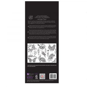 SCRIBBLED ANIMALS – 3 SHEETS, 6″X12″ - SMALL TRANSFERS