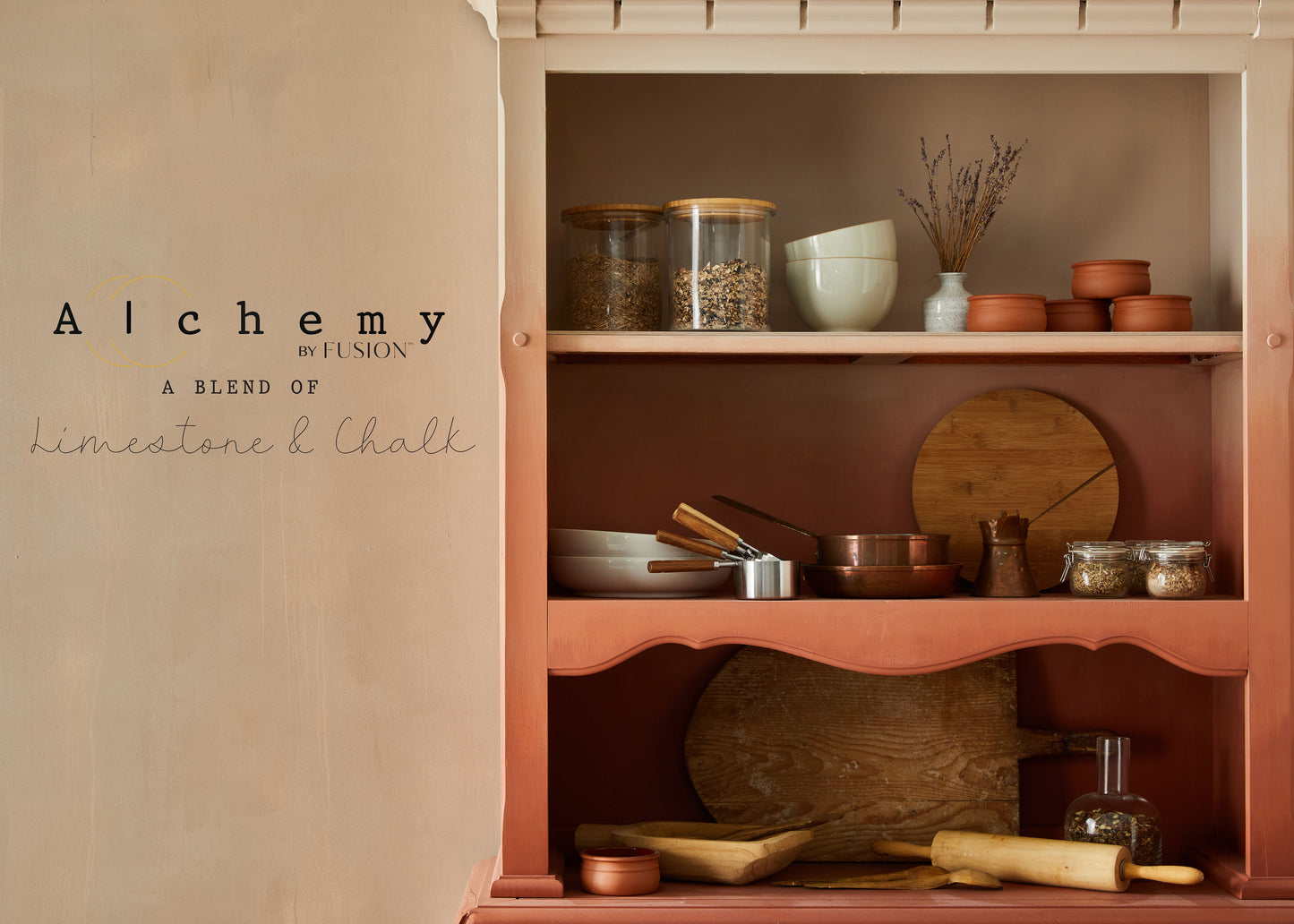 TERRACOTTA - ALCHEMY BY FUSION- CHALK STYLE PAINT