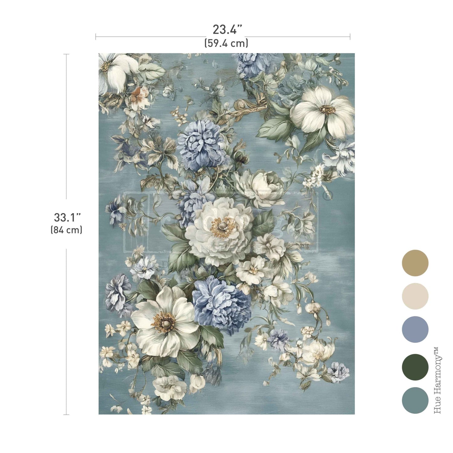 TENDER TONES – 1 sheet, 23.4″x33.1″ -A1 Decoupage Fiber