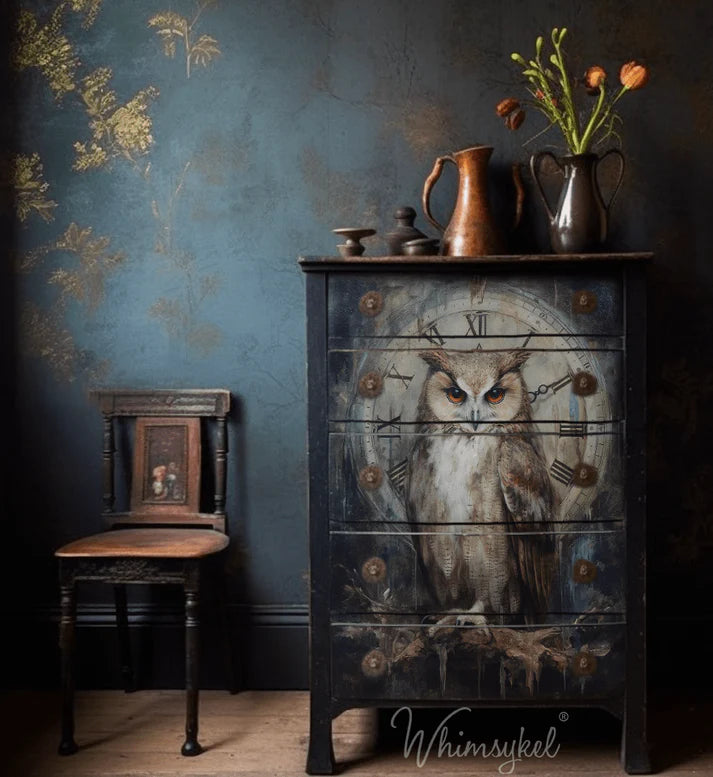 TIMEKEEPER DECOUPAGE TISSUE PAPER - 21" X 29"