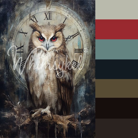 TIMEKEEPER DECOUPAGE TISSUE PAPER - 21" X 29"