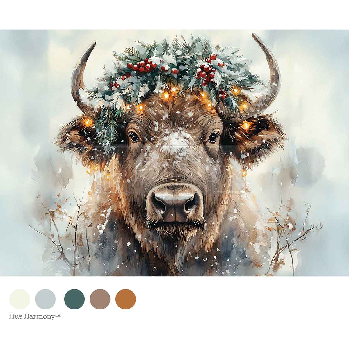 TWINKLE MOO - A4 Decoupage  – 1 sheet, 8.27″x11.69″