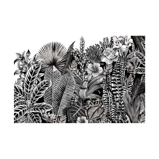 ABSTRACT JUNGLE - LARGE TRANSFER - Redesign with Prima - 24" by 35"
