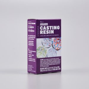 AMAZING CASTING RESIN - WHITE  - INCLUDES PARTS A & B; 8 FL OZ / TOTAL 16 FL OZ + 2 STICKS + 3 CUPS