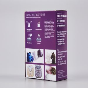 AMAZING CASTING RESIN - WHITE  - INCLUDES PARTS A & B; 8 FL OZ / TOTAL 16 FL OZ + 2 STICKS + 3 CUPS