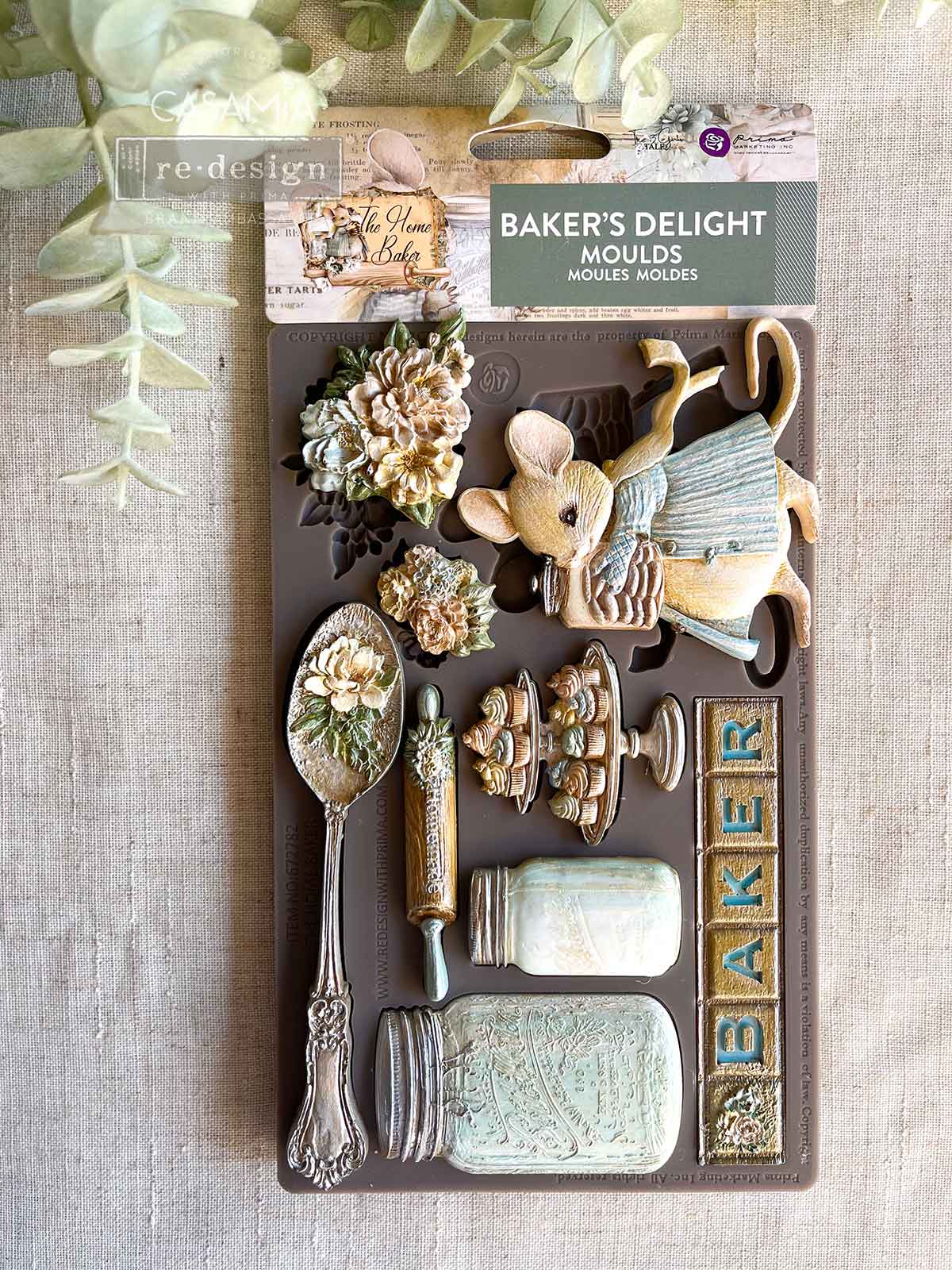 The Home Baker Collection Mould – Baker’s Delight – 1 pc, 5″x8″x8mm