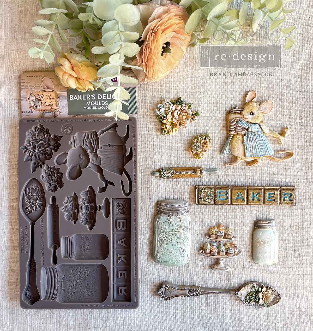 The Home Baker Collection Mould – Baker’s Delight – 1 pc, 5″x8″x8mm
