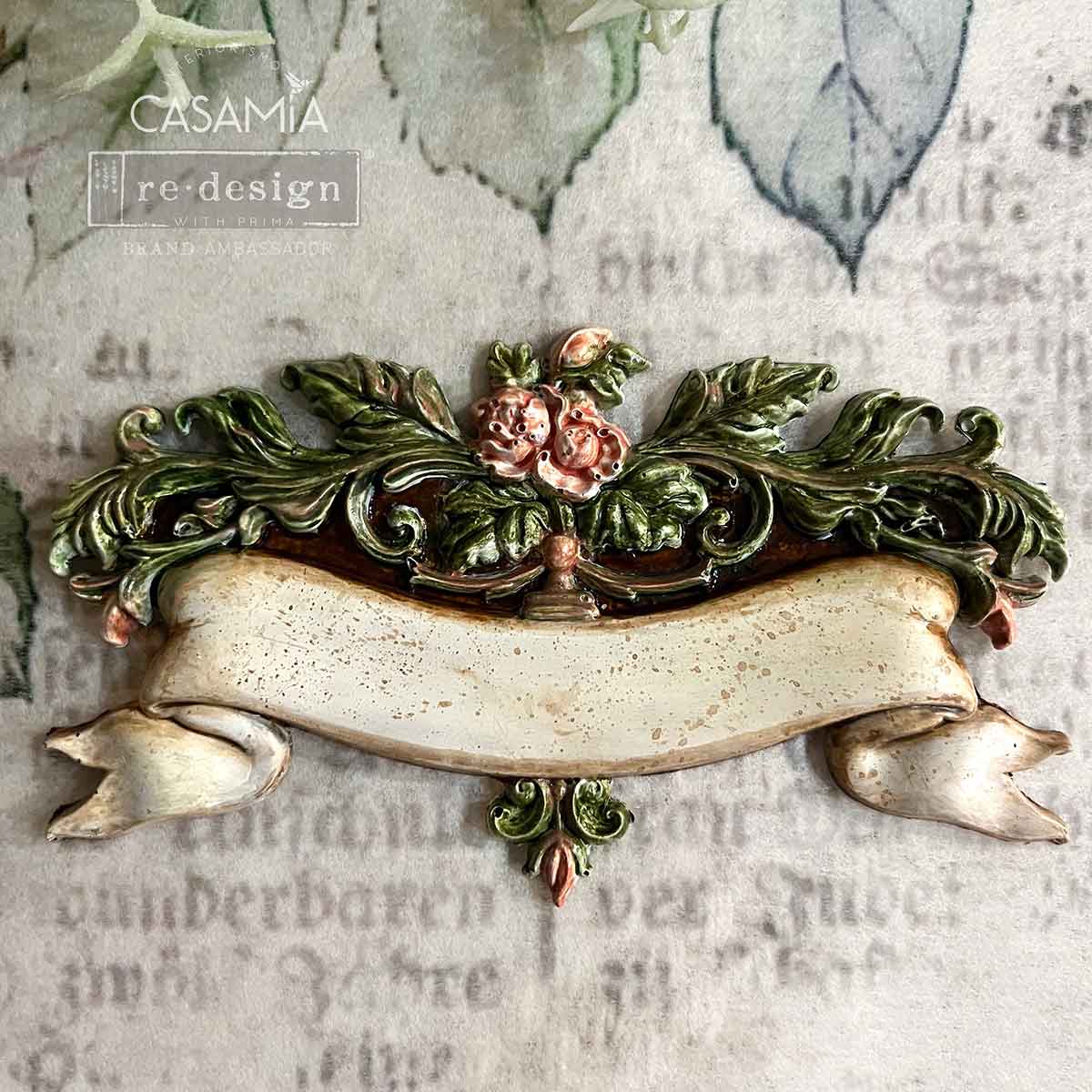 BLOOMING BANNERS - Decor Moulds® - 1 pc, 5″x10″x8mm
