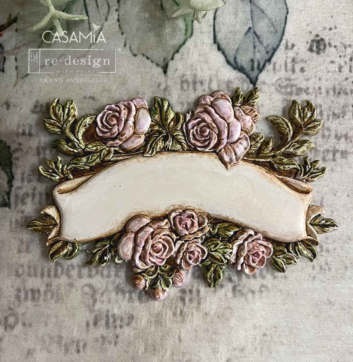 BLOOMING BANNERS - Decor Moulds® - 1 pc, 5″x10″x8mm