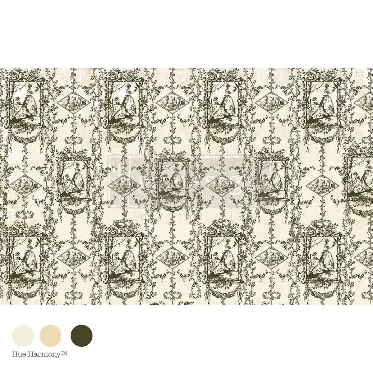 CHASING PETALS - DECOUPAGE DECOR TISSUE PAPER KACHA – 1 sheet, 19.5″x30″