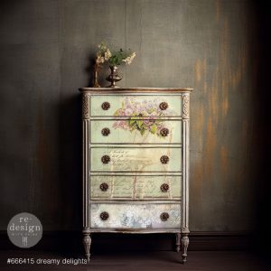 DREAMY DELIGHTS - DECOUPAGE DECOR TISSUE PAPER PACK - 3 SHEETS, 19.5" X 30" EACH