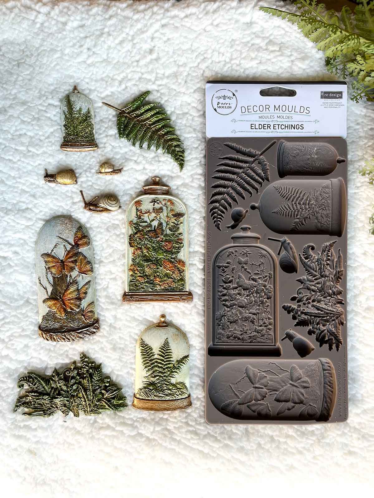 ELDER ETCHINGS - DECOR MOULDS® - 1 PC , 5″x10″x8mm