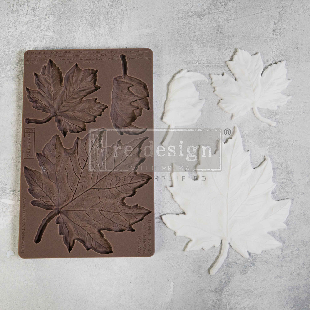 FALLING LEAVES FANTASY  - DECOR MOULDS® -– 1 PC, 5″X8″X8MM