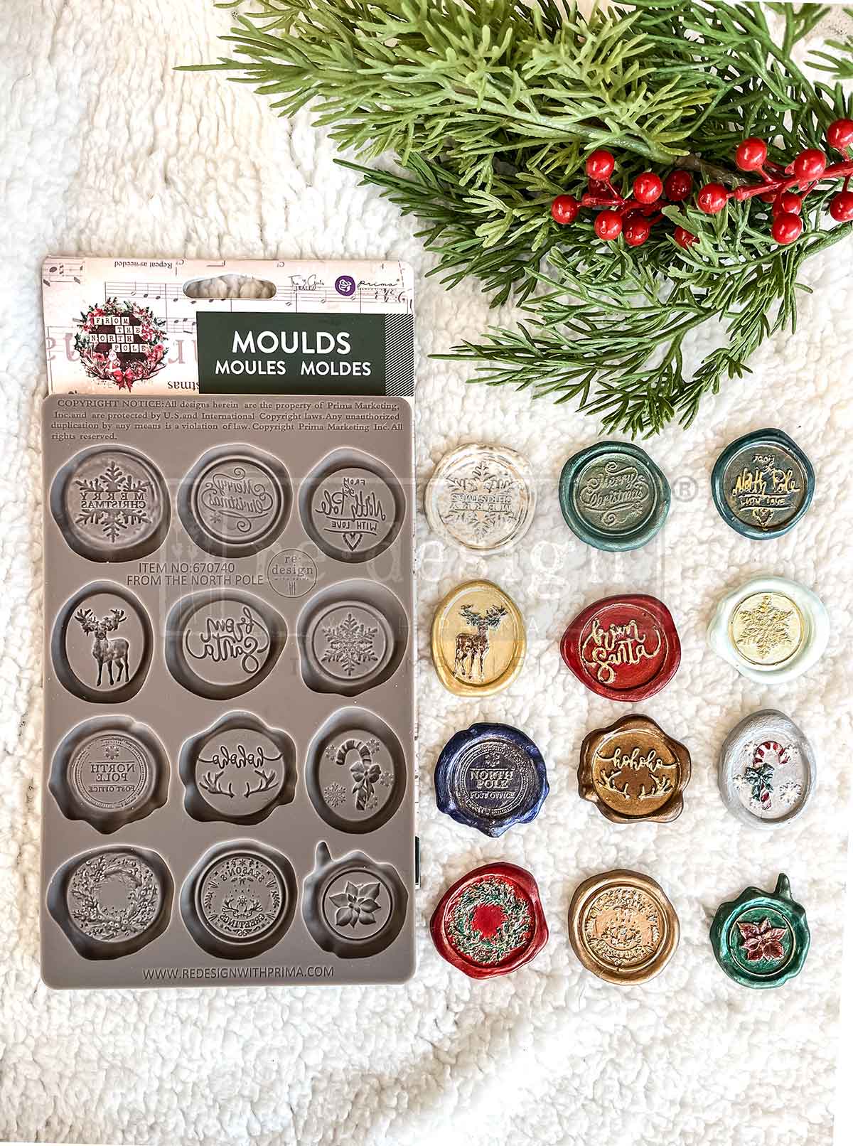 FROM THE NORTH POLE COLLECTION MOULD - 1 pc, 5″x8″x8mm