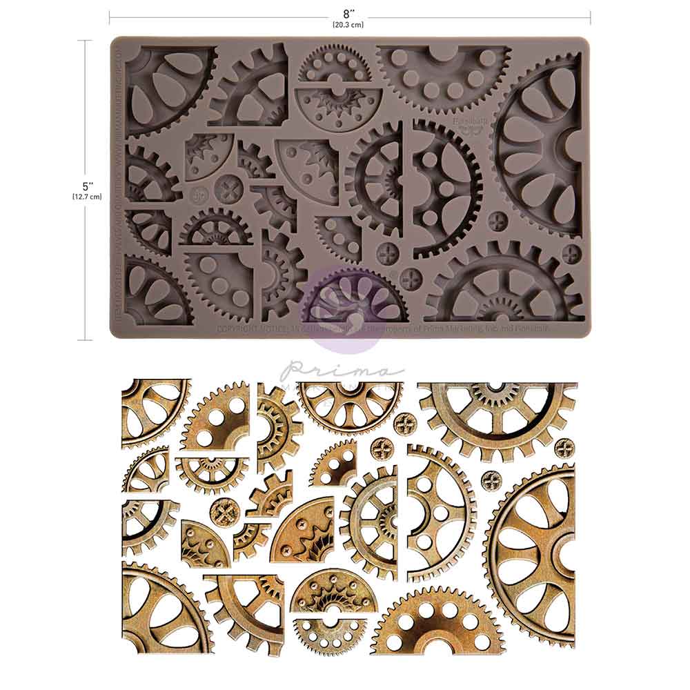 HALVES AND QUARTERS - FINNABAIR DECOR MOULDS - 1 PC, 5" BY 8" X 8 mm