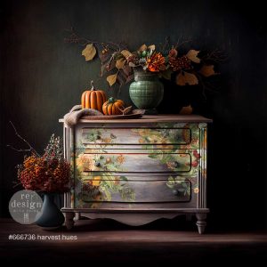 HARVEST HUES - REDESIGN DECOR TRANSFER - TOTAL SHEET SIZE 24" X 35" , CUT INTO 2 SHEETS