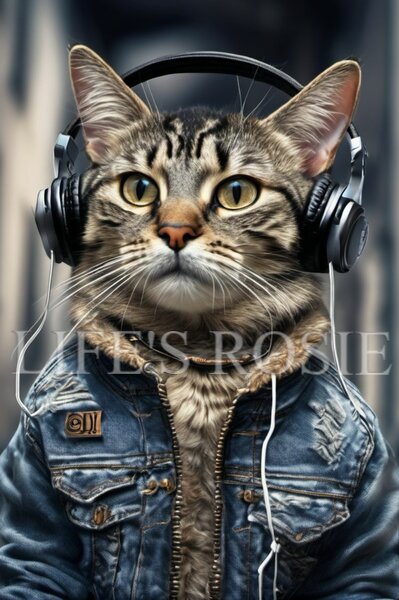 HIP HOP LOUIE - LIFE'S ROSIE DECOUPAGE PAPERS