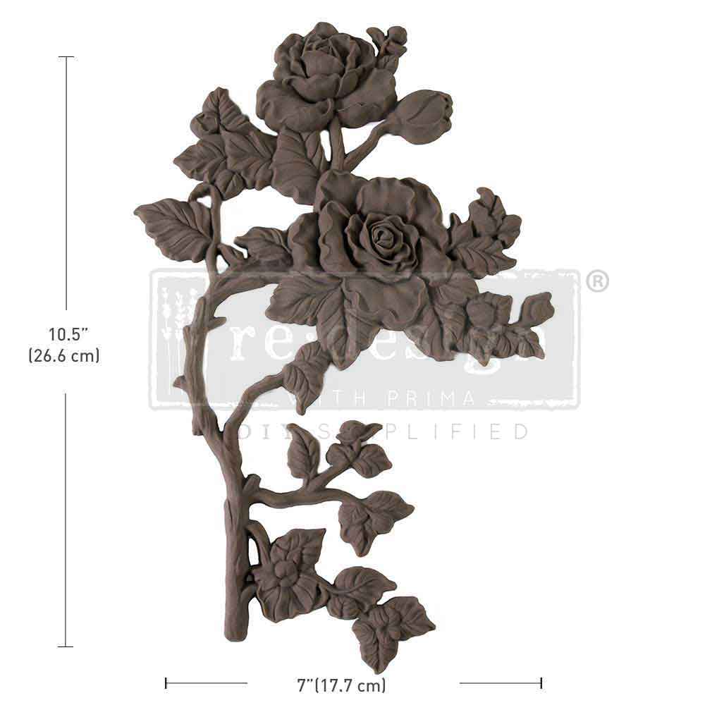 LUSH REVERIE LEFT - DECOR POLY - 10.5″x7″x0.5″ (26.7cmx17.8cmx1.3cm)