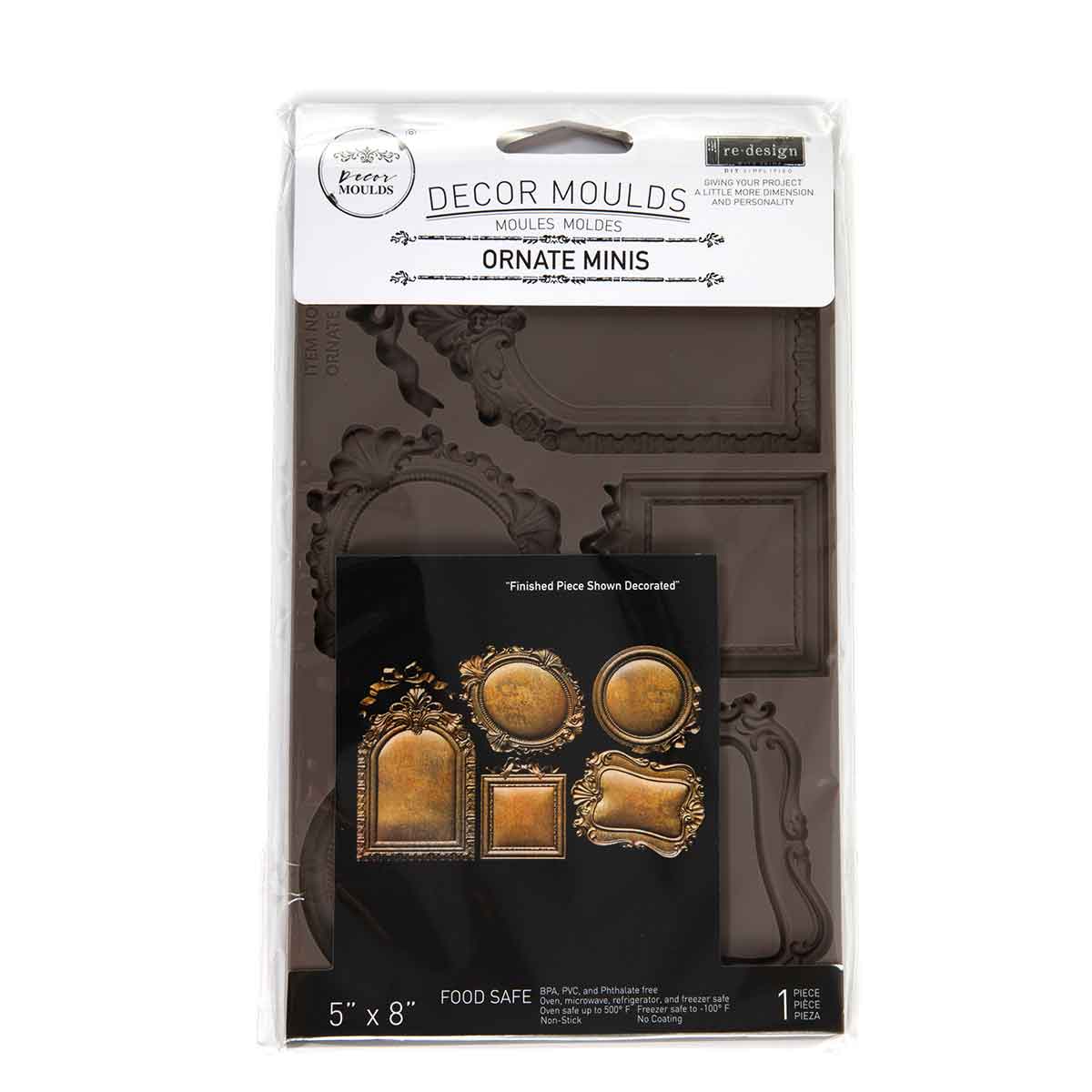 ORNATE MINIS - Decor Moulds® – 1 pc, 5″x8″x8mm