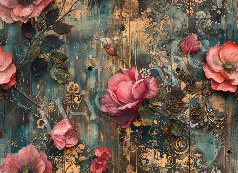 ROCOCO BOTANICA - ELSIE LANE DECOUPAGE TISSUE PAPER - 29" BY 21"