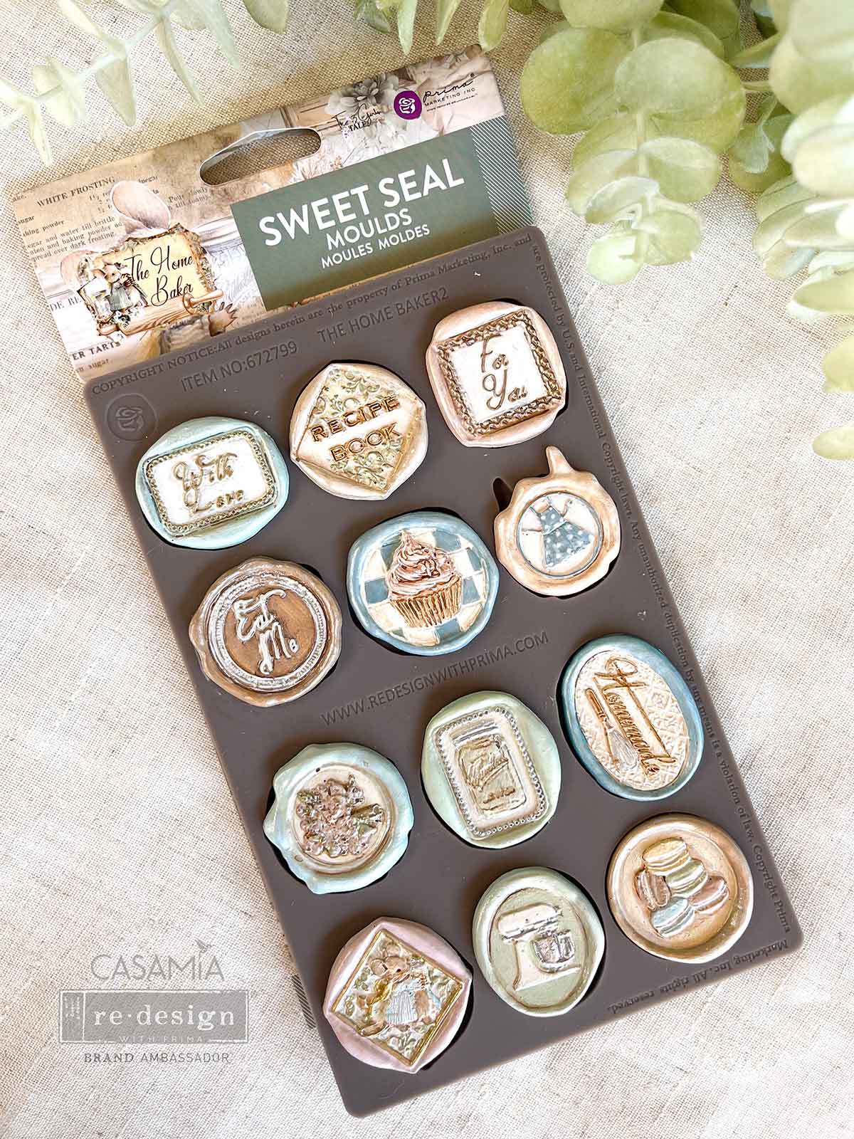 SWEET SEAL - THE HOME BAKER COLLECTION MOULD - 1 PC, 5" BY 8" X 8MM