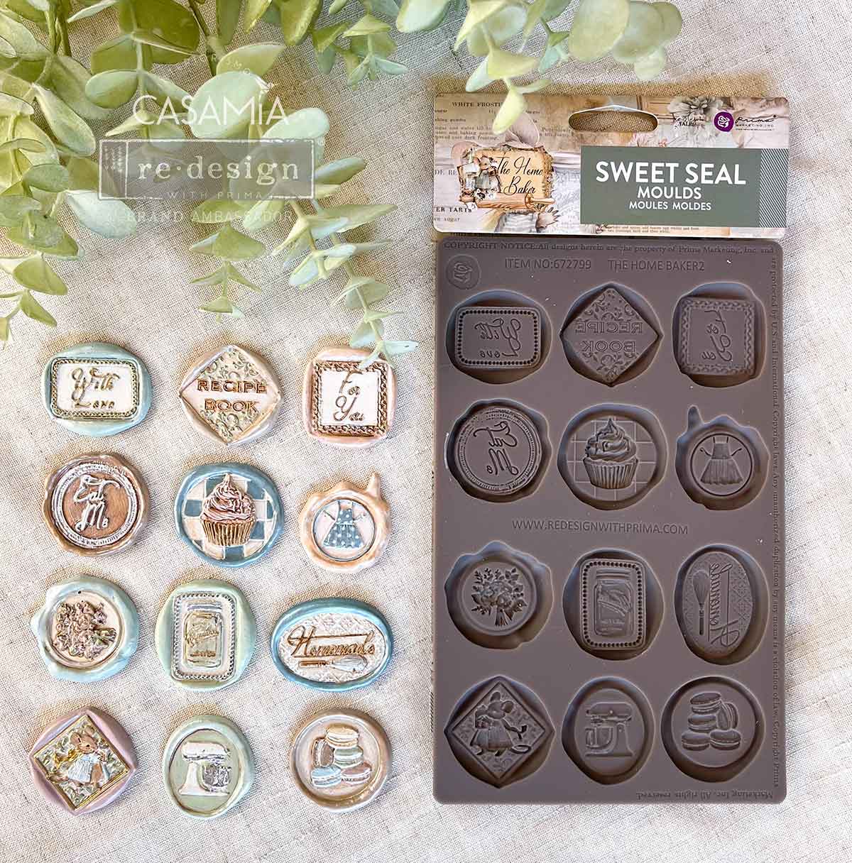SWEET SEAL - THE HOME BAKER COLLECTION MOULD - 1 PC, 5" BY 8" X 8MM