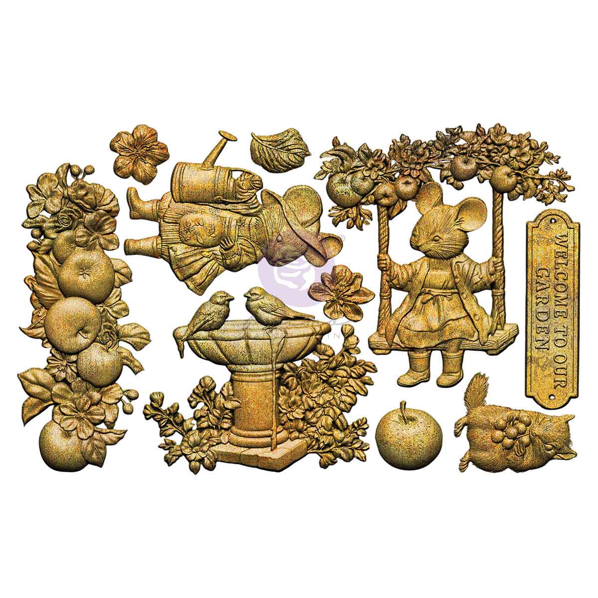 SWEET GARDEN – 1 pc, 5″x8″x8mm - Homegrown Collection Decor Moulds®