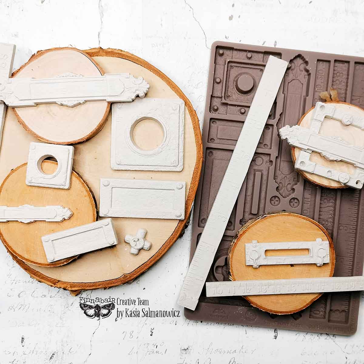 TAPES AND LABELS - FINNABAIR DECOR MOULDS - 1 PC, 5" X 8" X 8mm