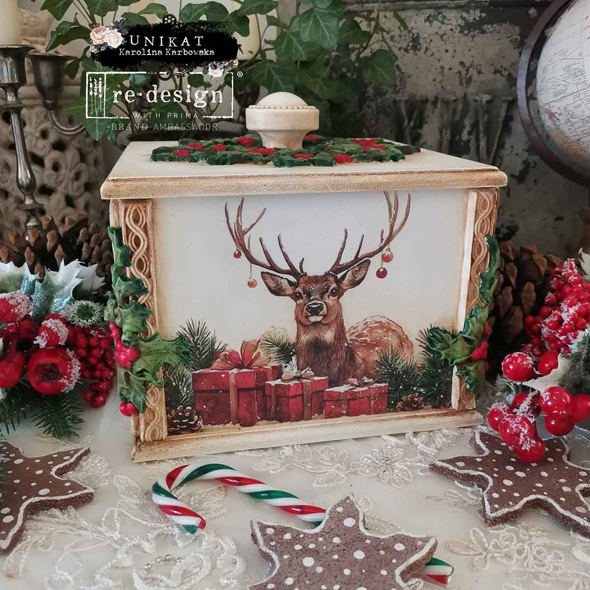 YULETIDE NOSTALGIA - Middy Transfers® – 3 sheets + 1 bonus sheet, 8.5″x11″