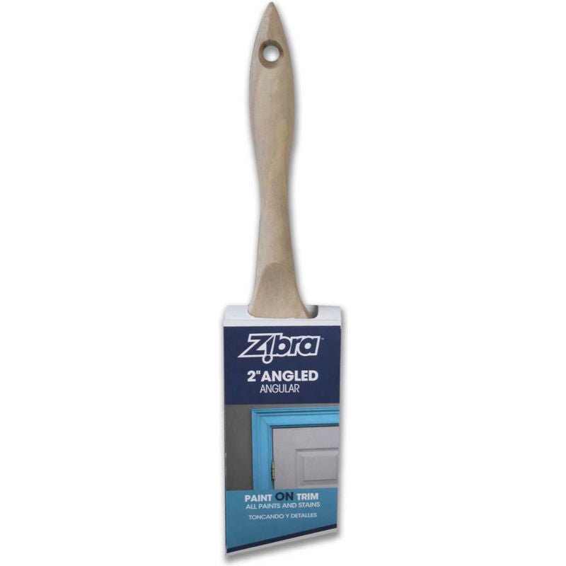 2" ANGLED ANGULAR PAINTBRUSH - ZIBRA BRUSHES