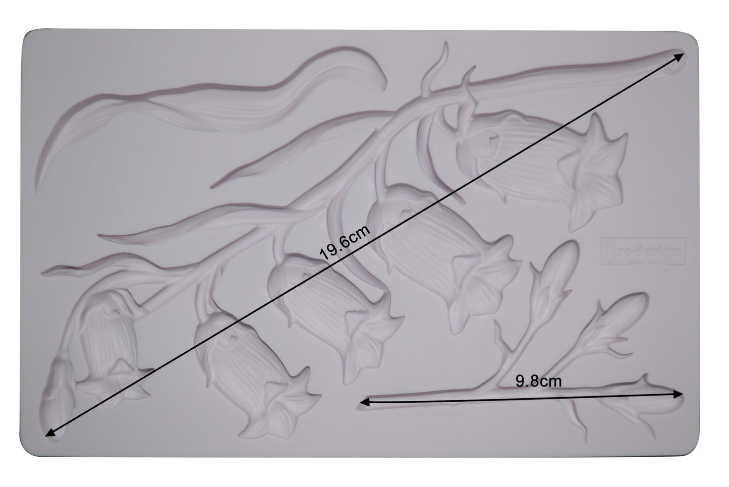 SWEET BELLFLOWER – 8″X5″, 8MM THICKNESS - REDESIGN DECOR MOULDS®