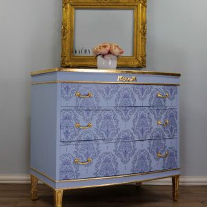 DANA DAMASK - DECOR TRANSFERS - 24" X 35" , CUT INTO 2 PIECES