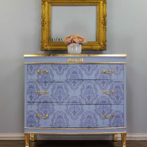 DANA DAMASK - DECOR TRANSFERS - 24" X 35" , CUT INTO 2 PIECES