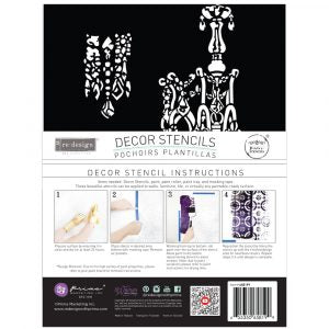 EMPIRE CHANDELIER - REDESIGN WITH PRIMA DECOR STENCIL