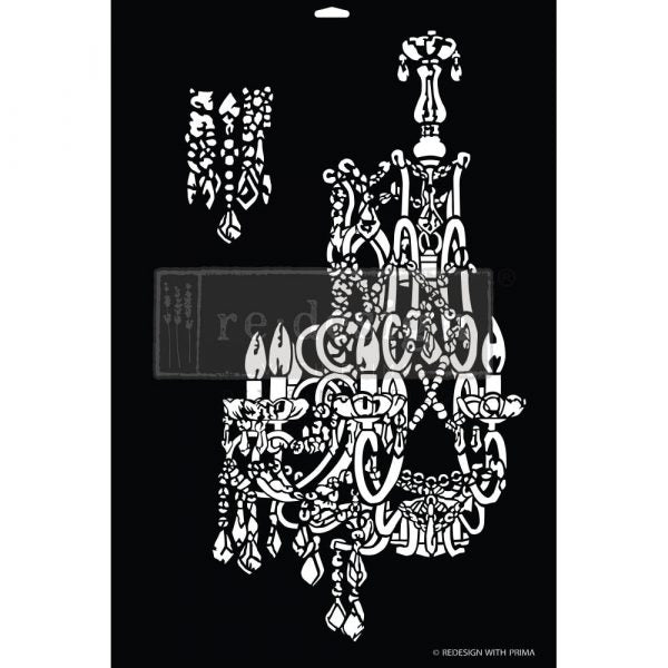 EMPIRE CHANDELIER - REDESIGN WITH PRIMA DECOR STENCIL
